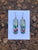 Colorful Wooden Earrings – Short Rectangle