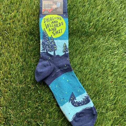 Dragons and wizards and sh%t / M-CREW SOCKS