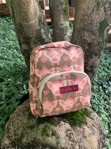 Piggy Canvas Backpack