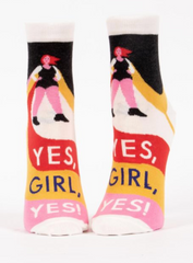 yes girl yes ankle socks