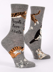 People I love: cats  CREW SOCKS