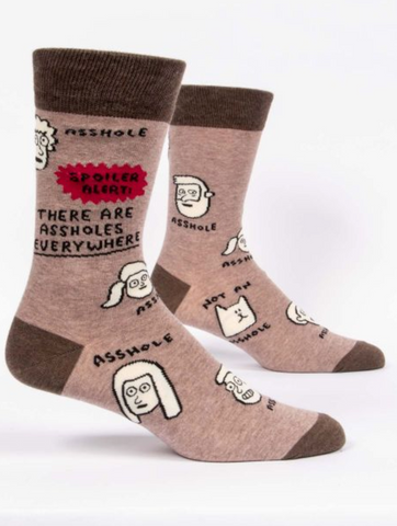 There are a$$holes everywhere / M CREW SOCKS