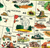 National Park Map Vintage Puzzle