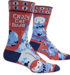 Crazy Cat Dude socks