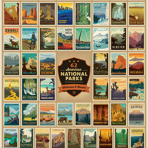National Parks poster puzzle