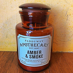 Amber & Smoke Candle